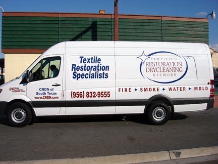 Vehicle graphics — Restoration Specialists van