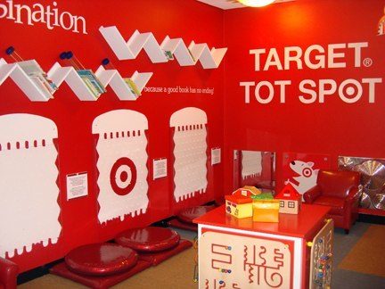 Wall graphics — Target Tot Spot